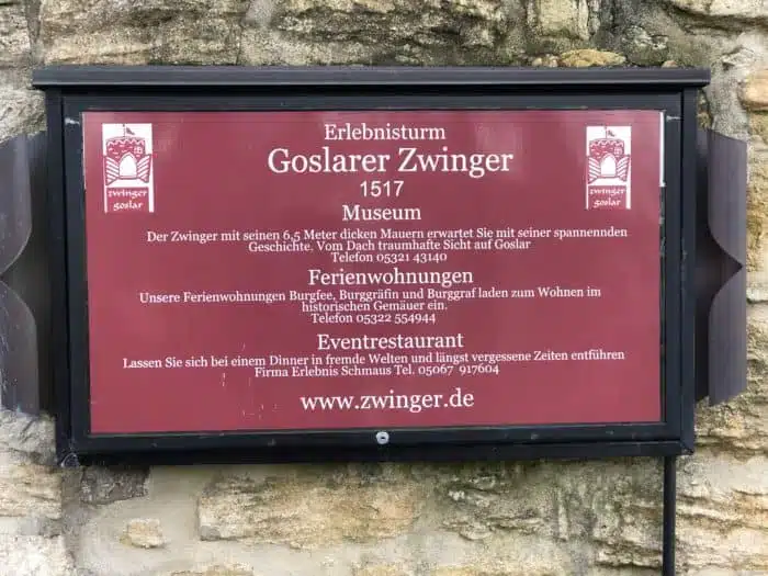 Zwinger Goslar Erlebnisturm
