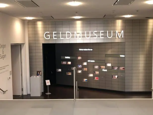 Empfangsbereich Geldmuseum