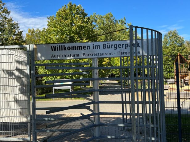 Übergang vom Miniaturenpark in den Bürgerpark Wernigerode