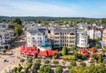 Luftbildaufnahme Ahlbeck Hotel & SPA ****S auf der Insel Usedom