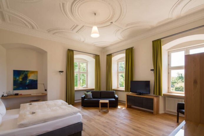 Moderne Zimmer im Hotel Holzen