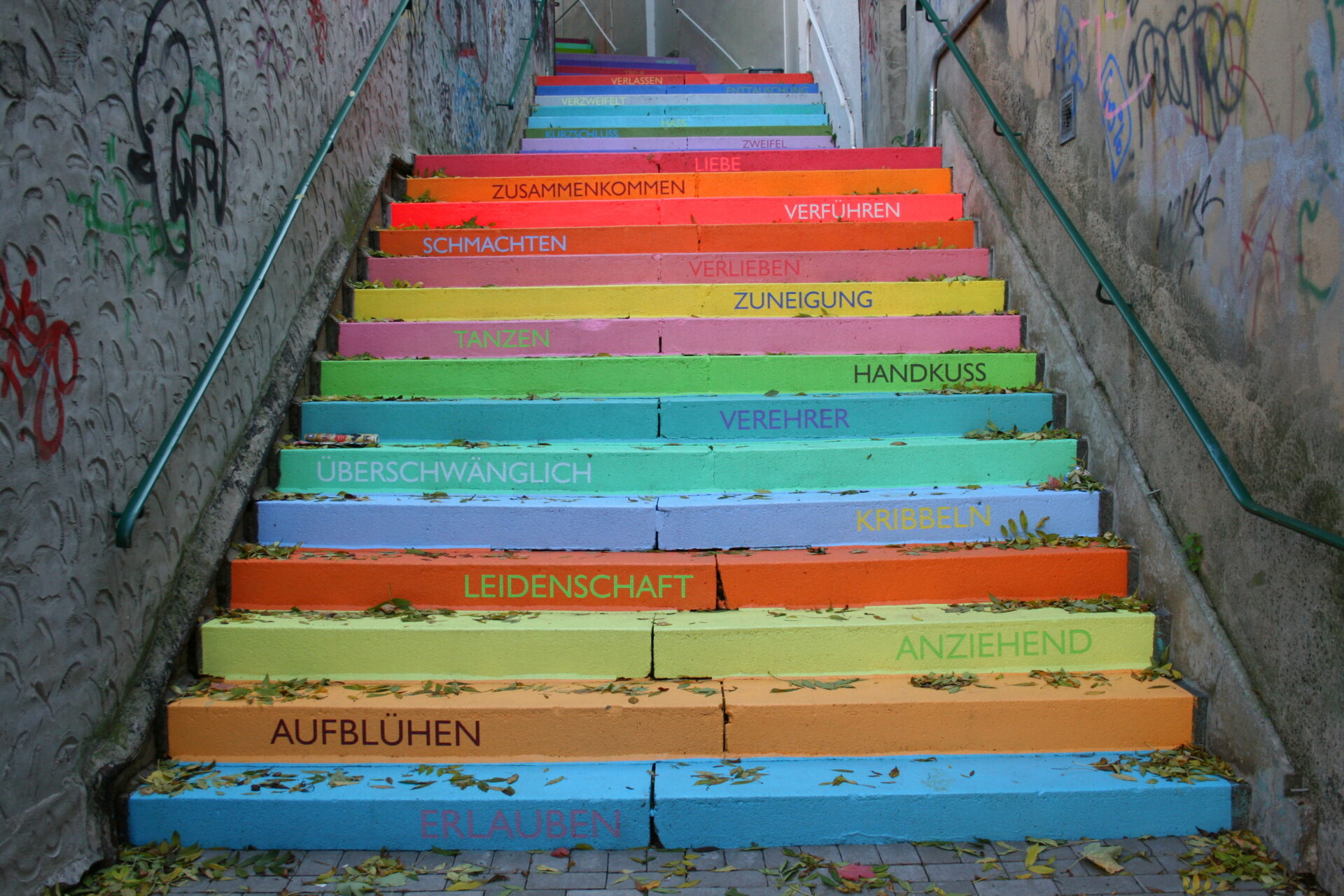 Das Kunstprojekt Holsteiner Treppe in Wuppertal  Foto  Fank Vincentz, GNU-Lizenz